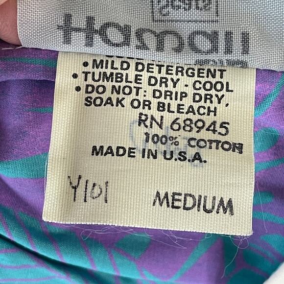 Hawaii Sears  Floral Print Maxi Dress Muumuu  Hawaii‎   Pockets Size M Vintage - Picture 8 of 8